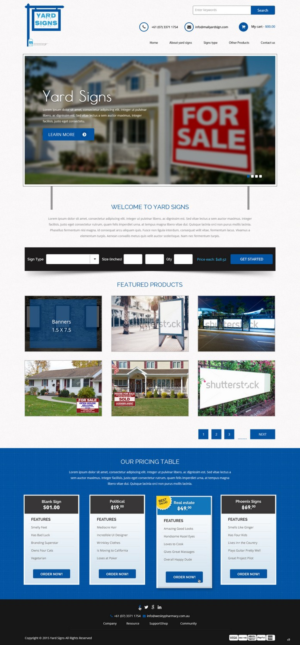 Web Design by pb for this project | Design: #9290420