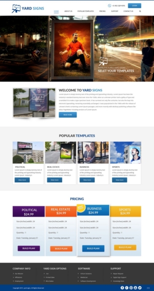 Web Design by pb for this project | Design: #9290421