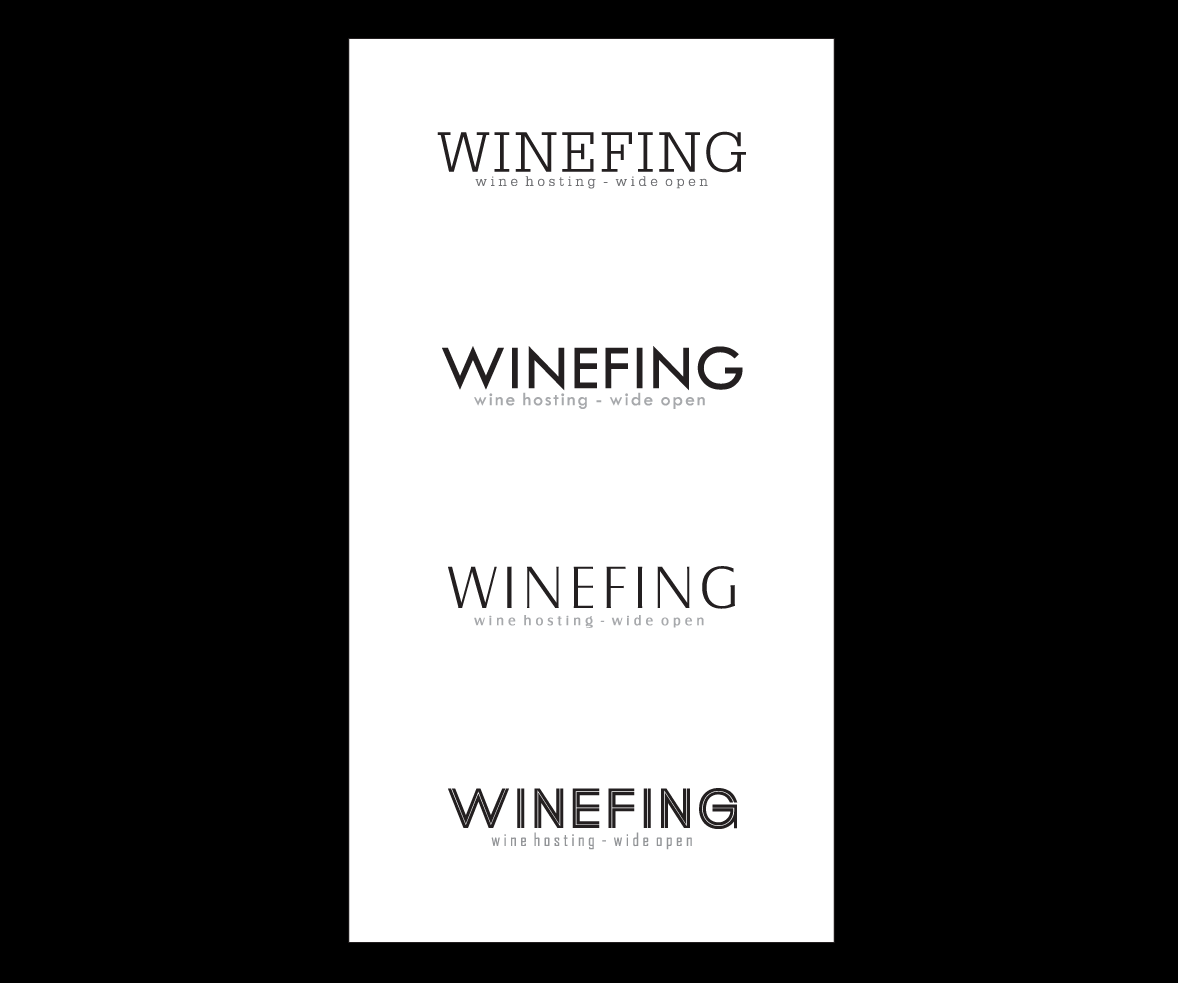 Logo Design by bijuak for WINEFING | Design #9274463