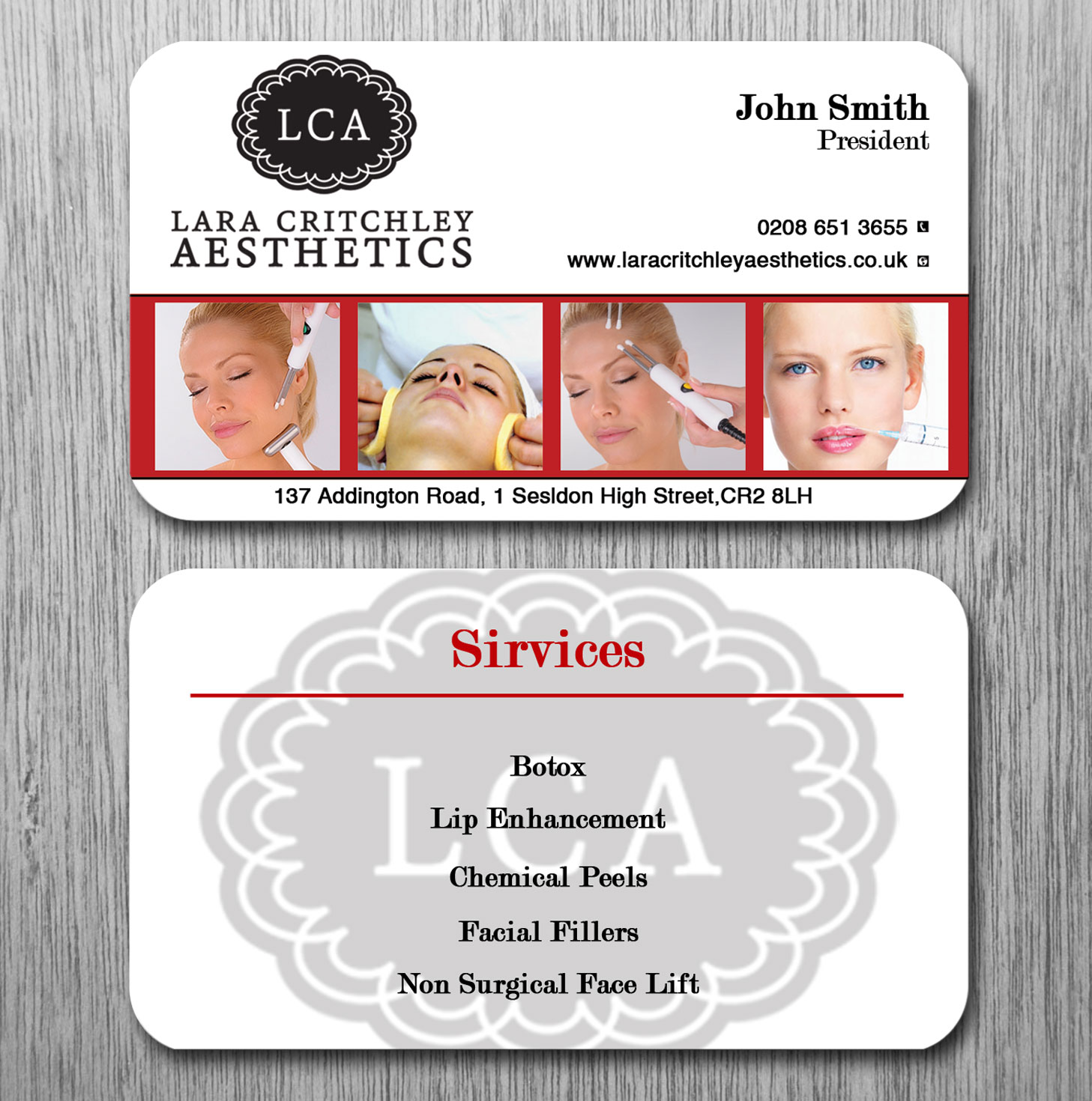 Diseño de Tarjeta de Presentación por Lanka Ama para LCA | Diseño #9257401