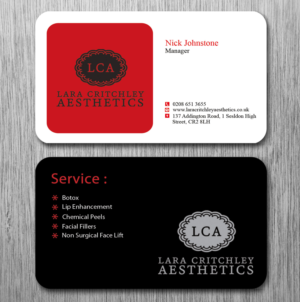 Diseño de Tarjeta de Presentación por Lanka Ama para LCA | Diseño: #9257431