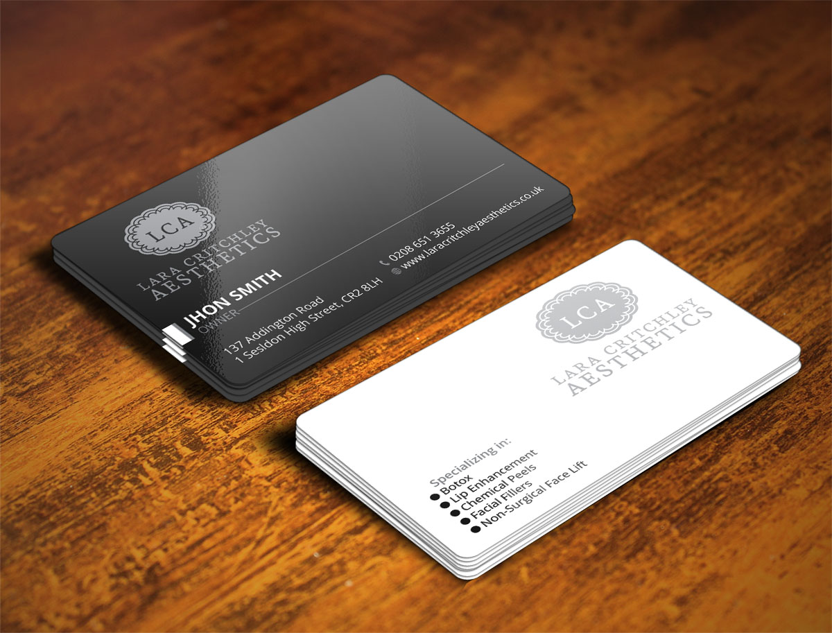 Design de Carte de Visite par Verified artistry pour LCA | Design #9264917