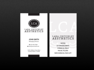 Diseño de Tarjeta de Presentación por Creations Box 2015 para LCA | Diseño: #9259990