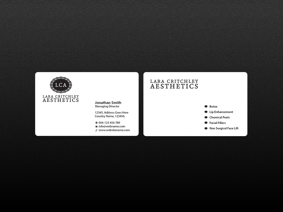 Business Card Design by Creations Box 2015 for LCA | Design #9260004