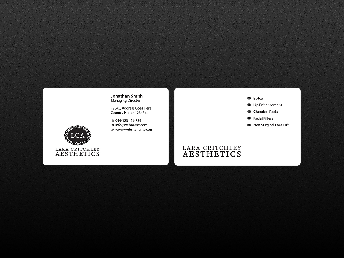 Business Card Design by Creations Box 2015 for LCA | Design #9260005