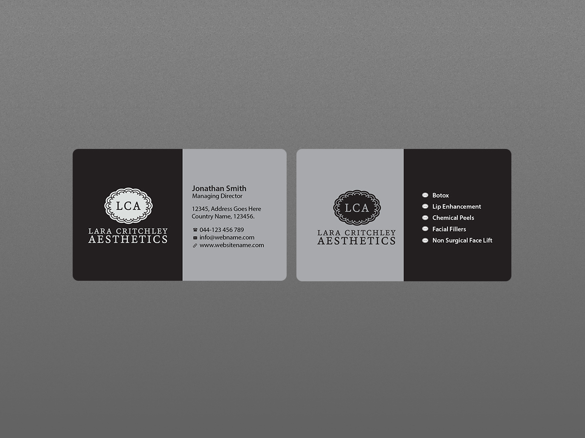 Business Card Design by Creations Box 2015 for LCA | Design #9260006