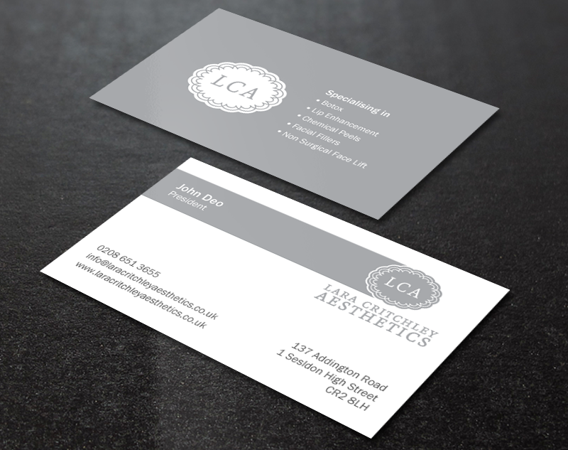 Diseño de Tarjeta de Presentación por Brand aid para LCA | Diseño #9260530