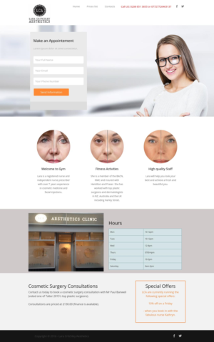 Web Design by Roxstar for LCA | Design #9290077