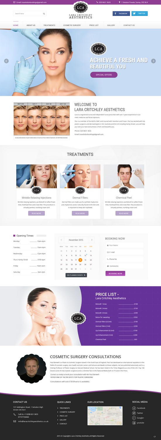 Web Design by pb for LCA | Design #9275898
