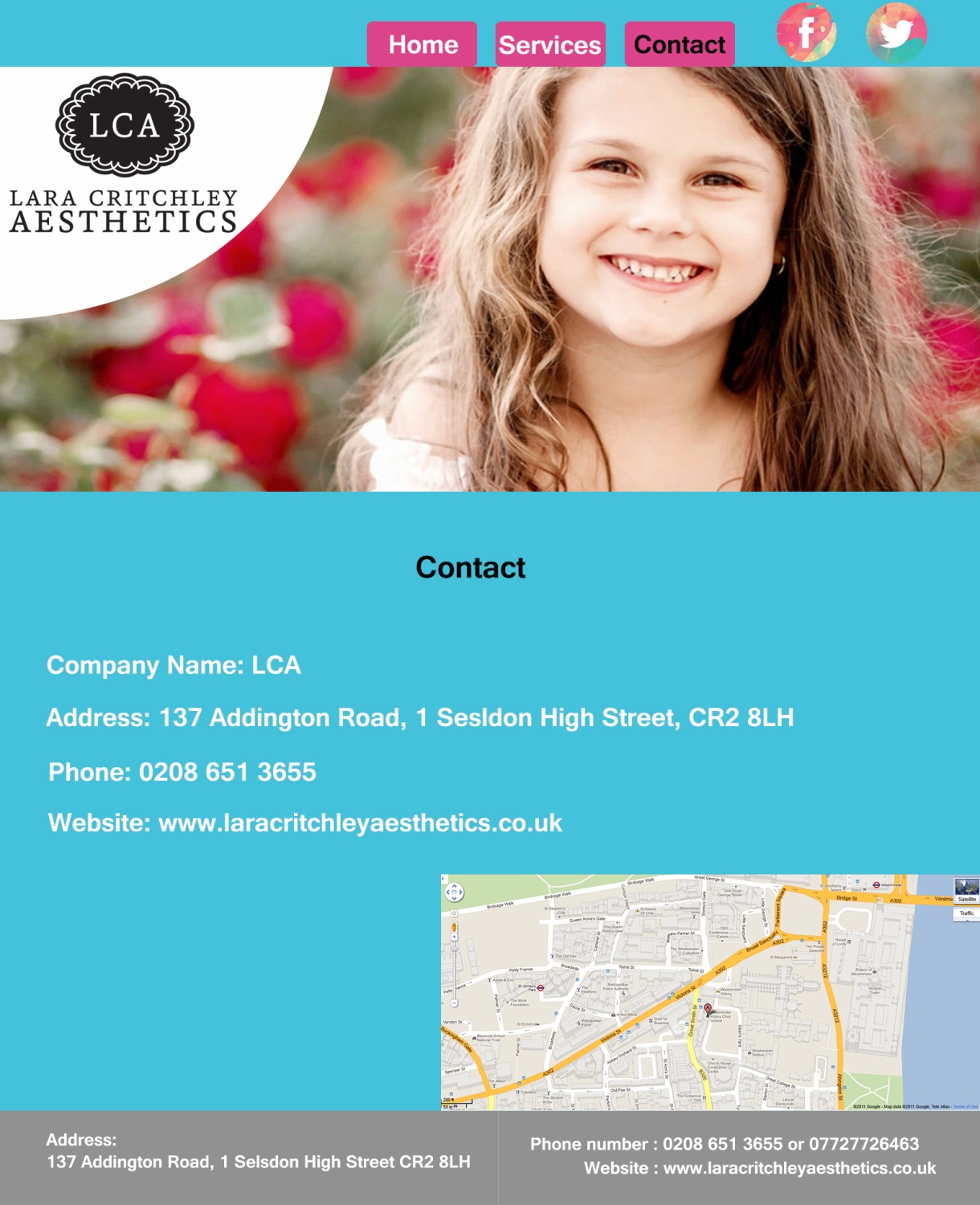 Web Design by Santosh153 for LCA | Design #9279794