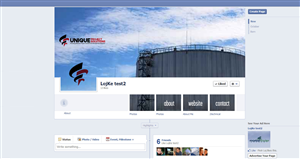 Facebook Design by lojke for Unique Project Solutions | Design: #2033725