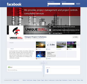 Facebook Design by Sbss for Unique Project Solutions | Design: #2044111