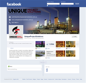 Facebook Design by Sbss for Unique Project Solutions | Design: #2044576
