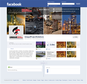 Facebook Design by Sbss for Unique Project Solutions | Design: #2044652