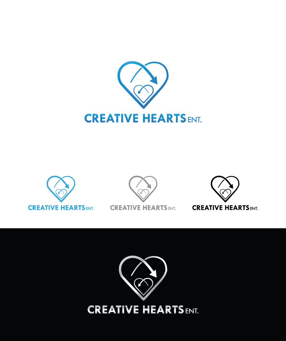 Logo-Design von Creative Ants für Creative Hearts Entertainment | Design #9258410