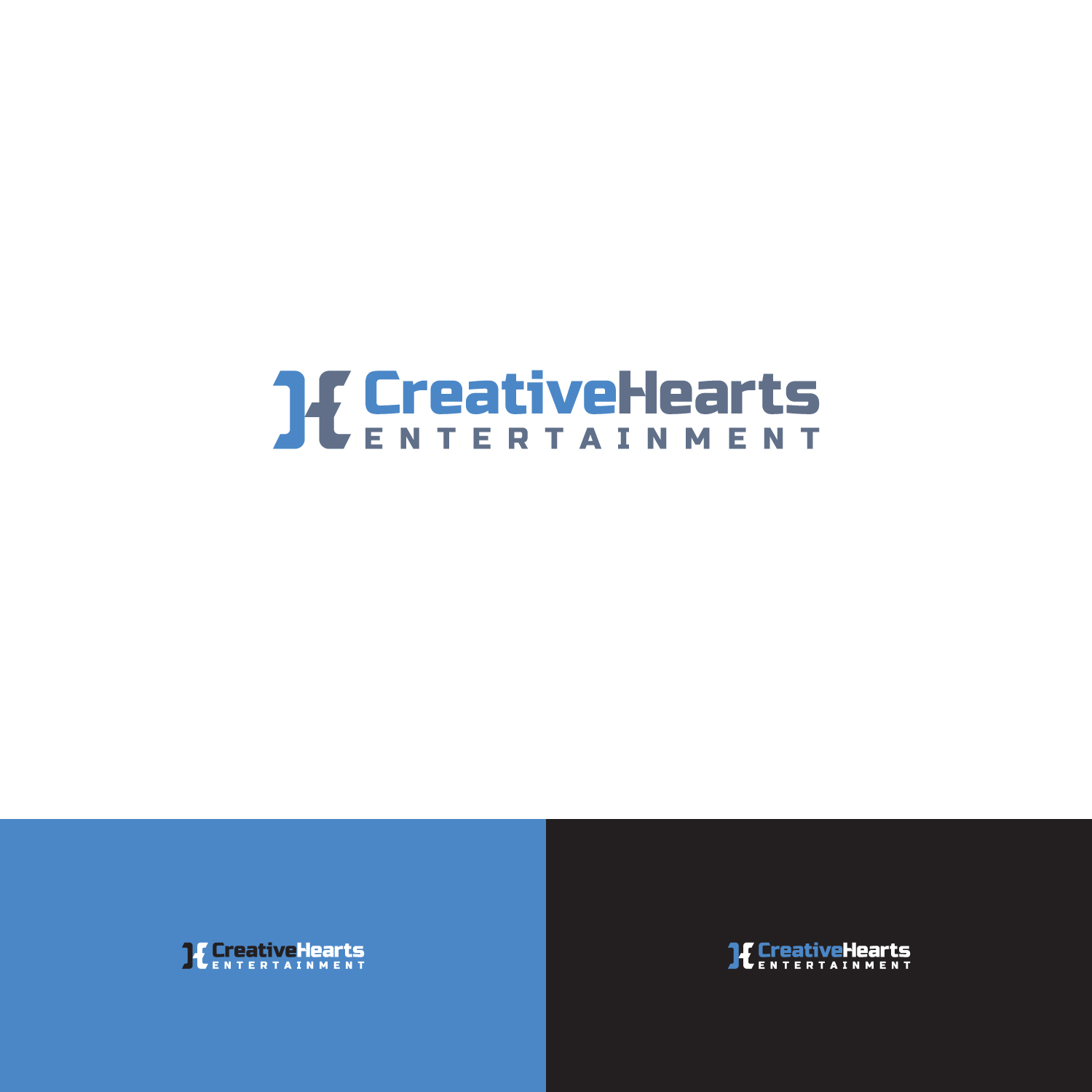 Logo Design by geNDEruwo for Creative Hearts Entertainment | Design #9257417