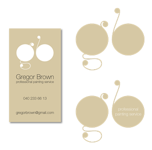 Business Card Design by Serberian for Gregor Brown Professional painting Services | Design #2036345