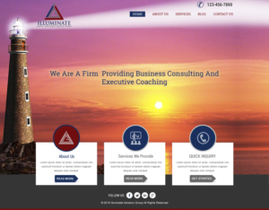 Web Design by harmi_199 for Illuminate Advisory Group | Design: #9262043