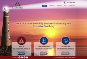 Web Design by harmi_199 for Illuminate Advisory Group | Design: #9263713