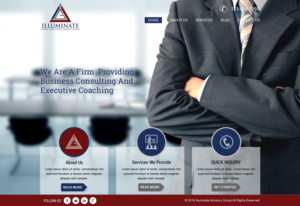 Web Design by harmi_199 for Illuminate Advisory Group | Design: #9263714