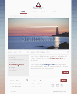 Web Design by dennisjerdz for Illuminate Advisory Group | Design: #9257557