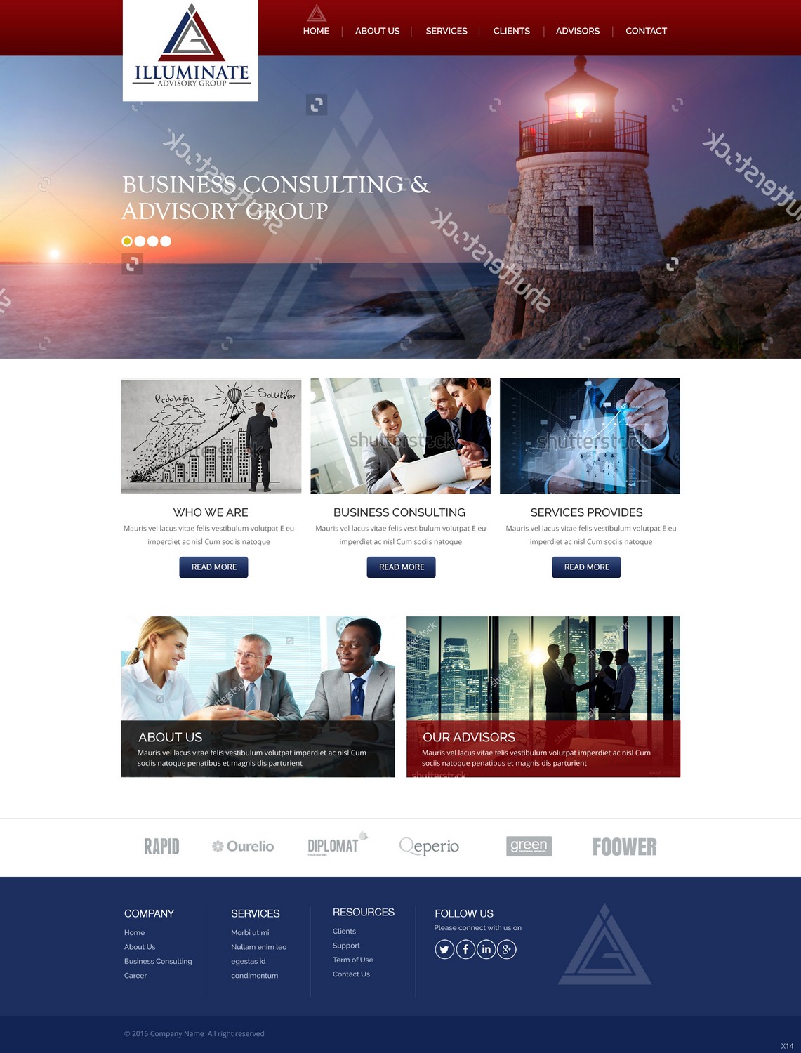 Web Design par pb pour Illuminate Advisory Group | Design #9268363