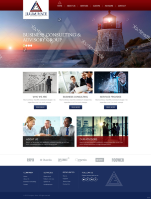 Web Design by pb for Illuminate Advisory Group | Design: #9268363