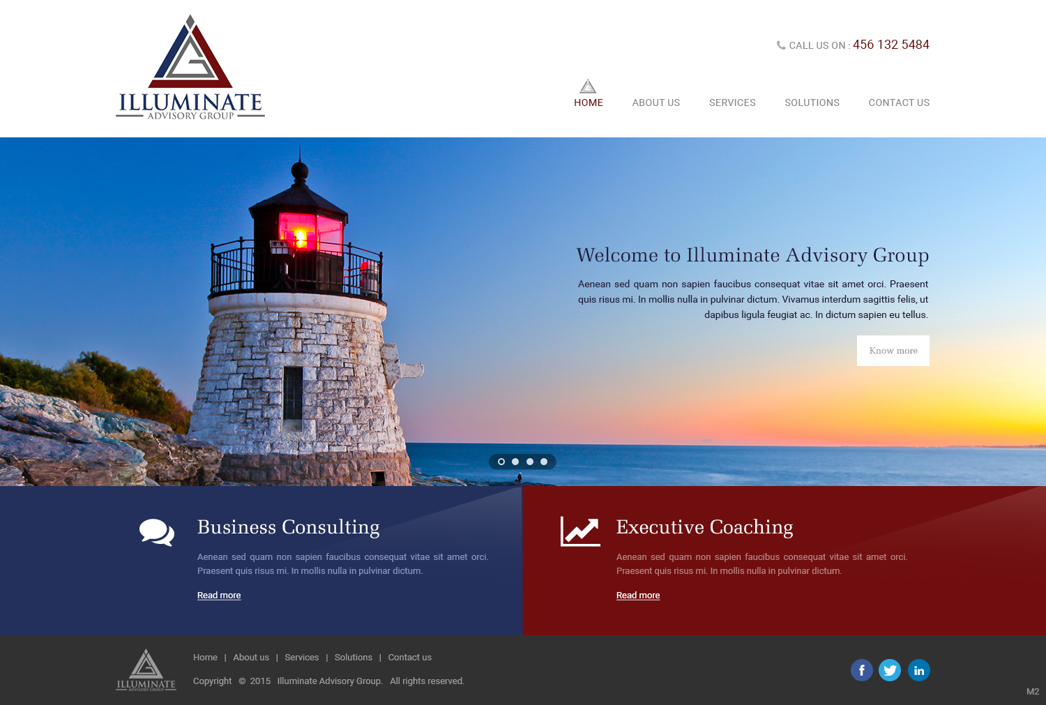 Web Design by pb for Illuminate Advisory Group | Design #9268364