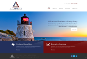 Web Design by pb for Illuminate Advisory Group | Design: #9268364