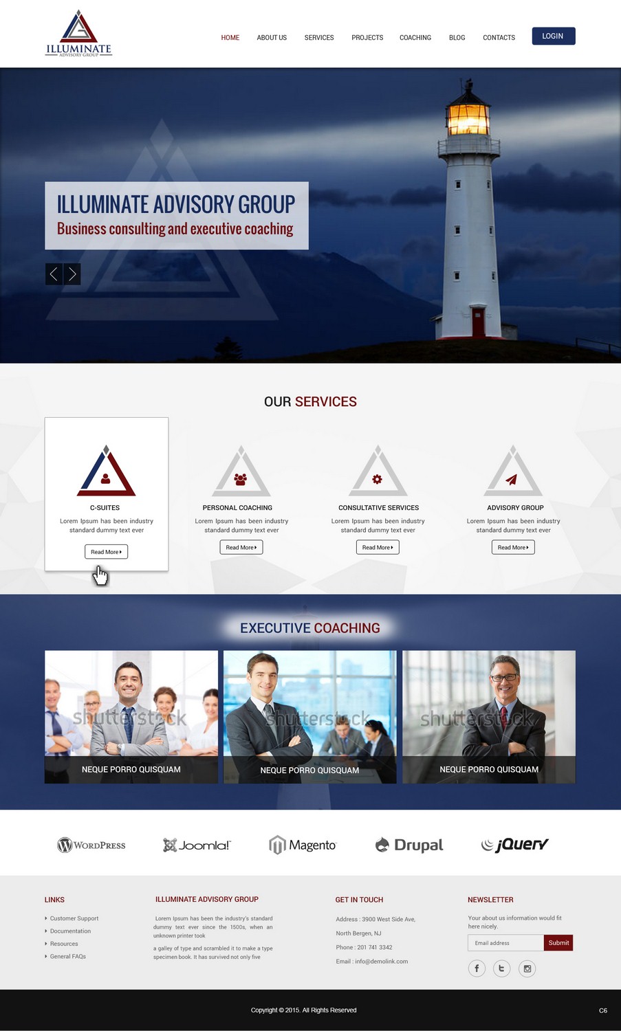 Web Design by pb for Illuminate Advisory Group | Design #9275865