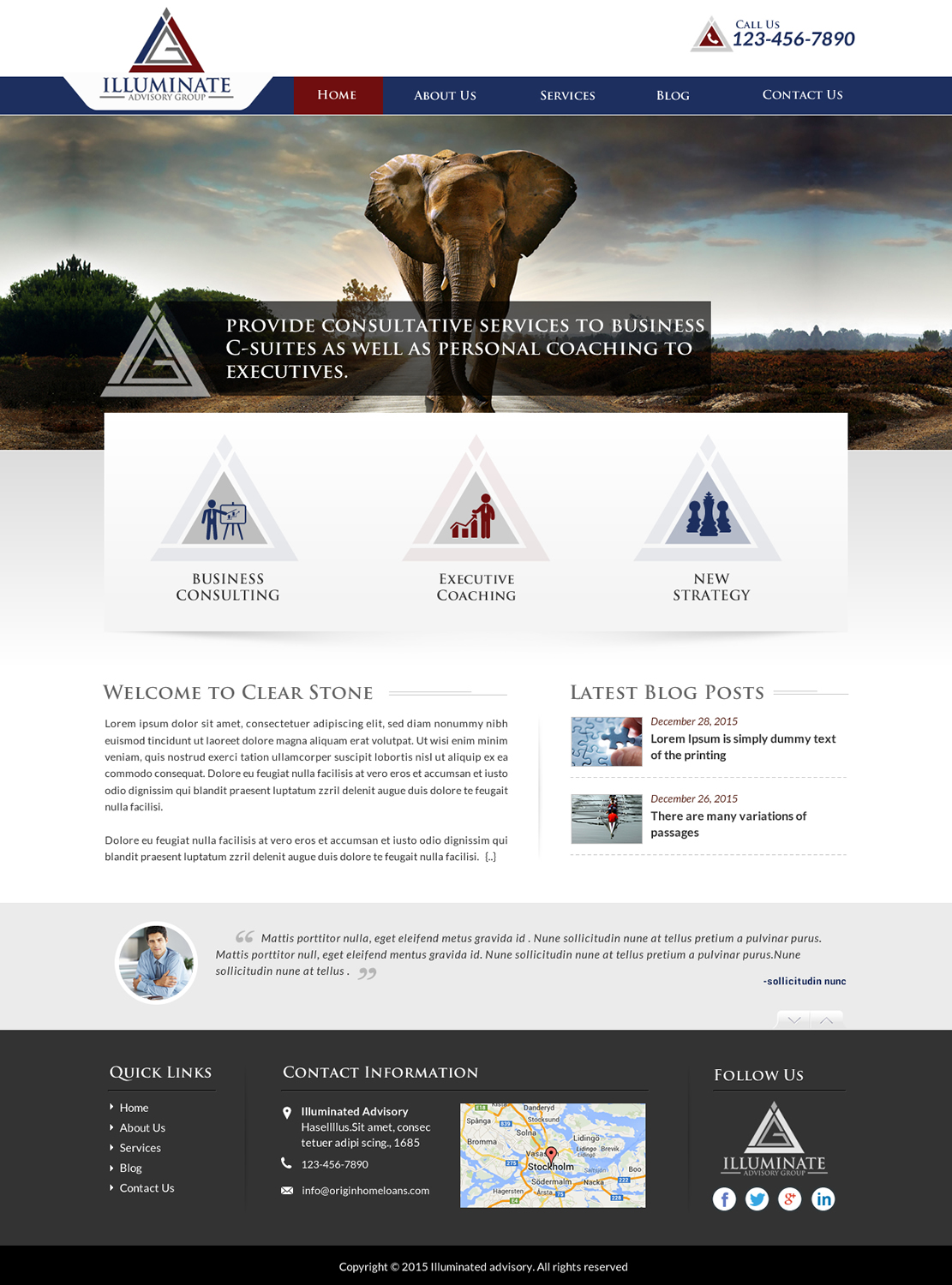 Web Design by Sbss for Illuminate Advisory Group | Design #9260362