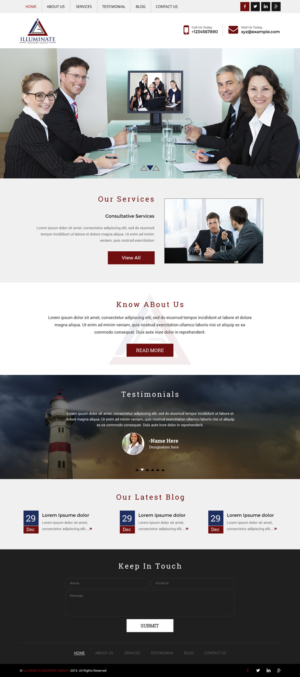 Web Design by rightway for Illuminate Advisory Group | Design: #9257981