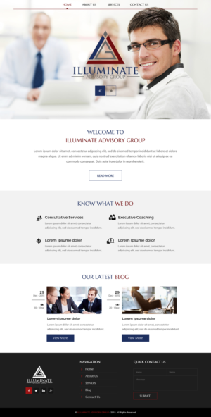 Web Design by rightway for Illuminate Advisory Group | Design: #9257988