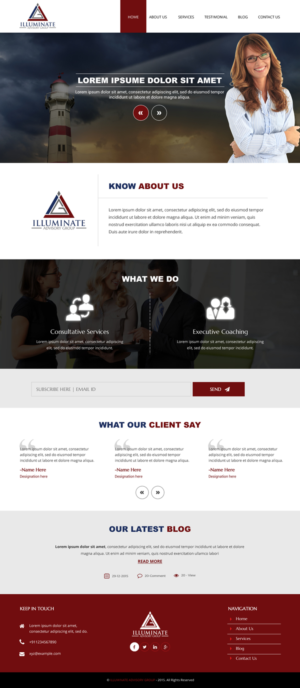 Web Design by rightway for Illuminate Advisory Group | Design: #9258664