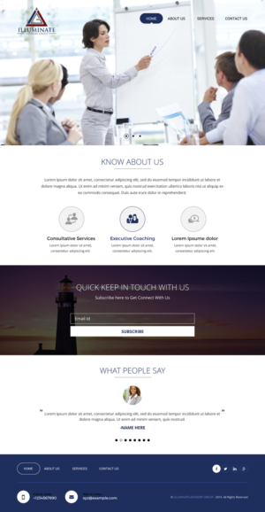 Web Design by rightway for Illuminate Advisory Group | Design: #9259289