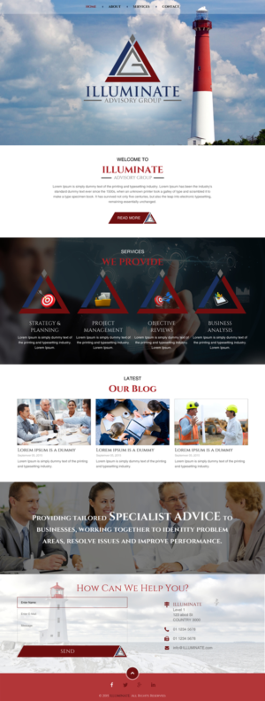 Web Design by rightway for Illuminate Advisory Group | Design: #9284543