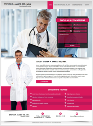 Web Design by -Marc- for Steven P James, MD | Design: #9415252