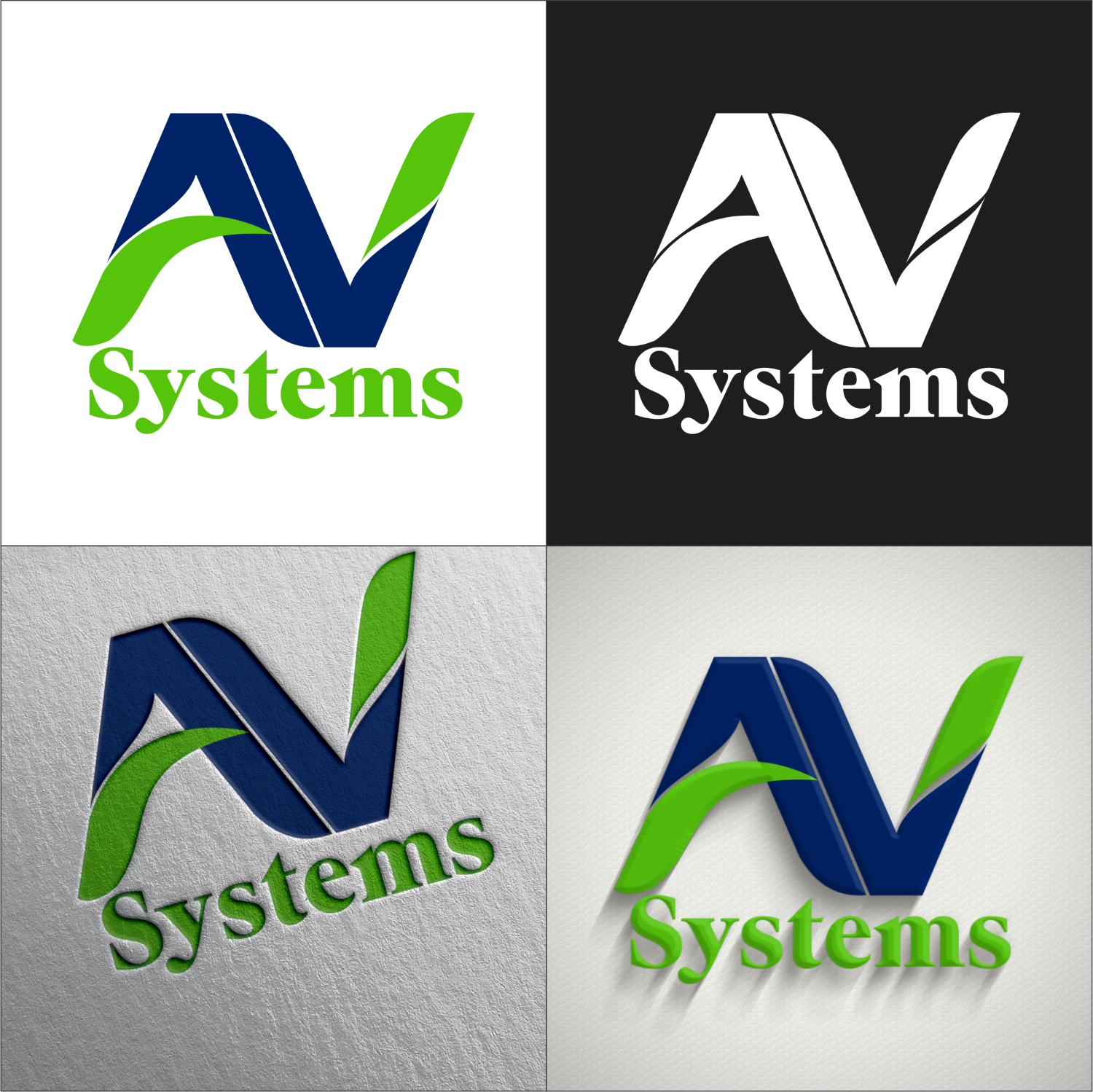 Diseño de Logo por DG para AV Systems | Diseño #9334752