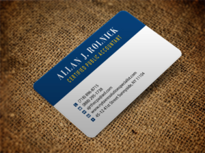 Business Card Design by Lanka Ama for Allan J Rolnick, CPA | Design: #9264638