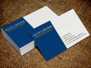 Business Card Design by Lanka Ama for Allan J Rolnick, CPA | Design: #9264639