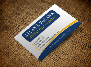 Business Card Design by Lanka Ama for Allan J Rolnick, CPA | Design: #9264643