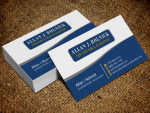 Business Card Design by Lanka Ama for Allan J Rolnick, CPA | Design: #9264657
