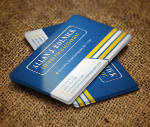 Business Card Design by Verified artistry (Design garden) for Allan J Rolnick, CPA | Design: #9273820