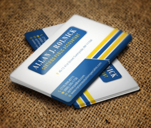 Business Card Design by Verified artistry (Design garden) for Allan J Rolnick, CPA | Design: #9273821