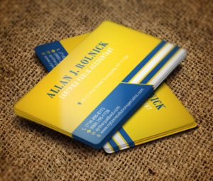Business Card Design by Verified artistry (Design garden) for Allan J Rolnick, CPA | Design: #9273822