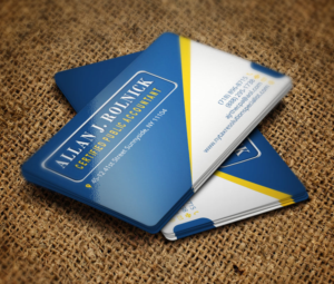 Business Card Design by Verified artistry (Design garden) for Allan J Rolnick, CPA | Design: #9273825
