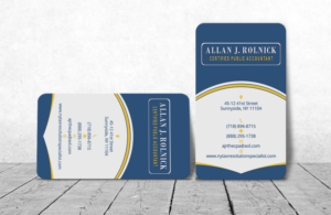 Design de Carte de Visite par Verified artistry (Design garden) pour Allan J Rolnick, CPA | Design : #9273834