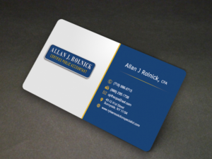 Business Card Design by EWS Webs for Allan J Rolnick, CPA | Design #9275453