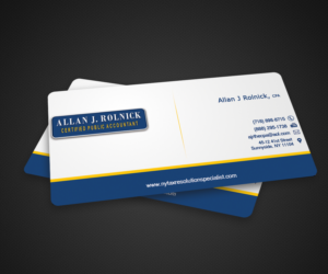Business Card Design by EWS Webs for Allan J Rolnick, CPA | Design: #9275471