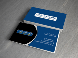 Business Card Design by Creations Box 2015 for Allan J Rolnick, CPA | Design: #9269276